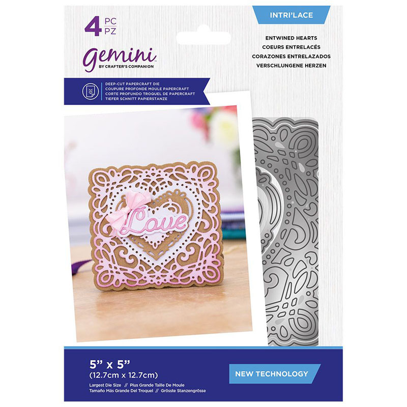 (image for) Gemini Cutting Die, Nesting Intri'lace - Entwined Hearts