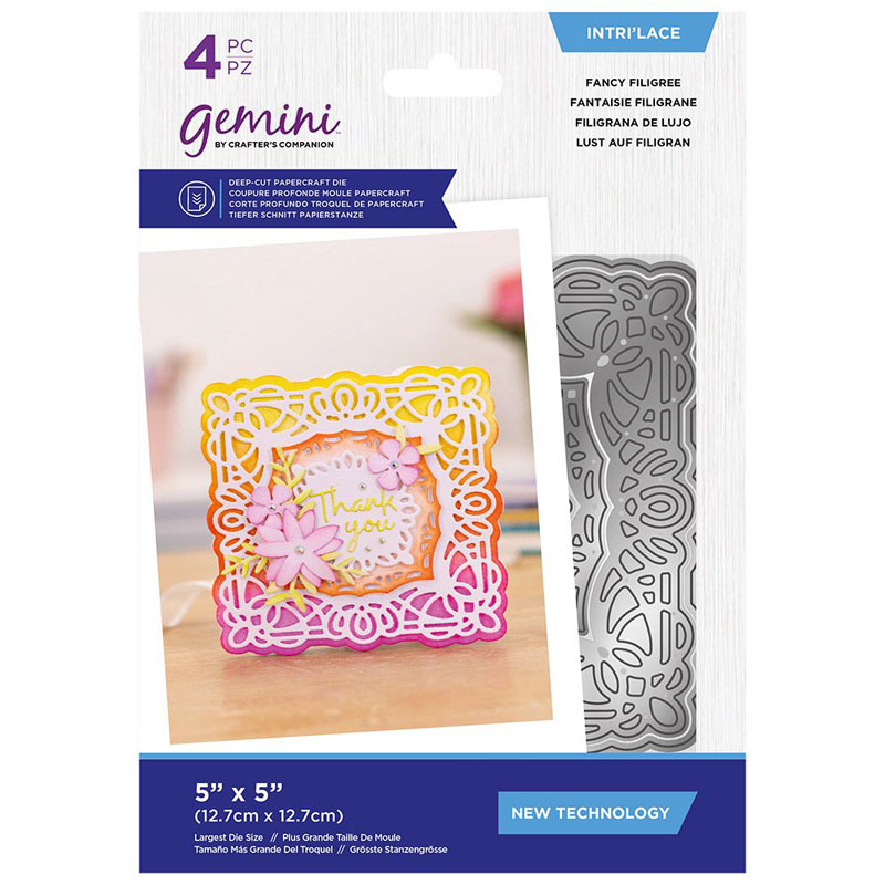 (image for) Gemini Cutting Die, Nesting Intri'lace - Fancy Filigree