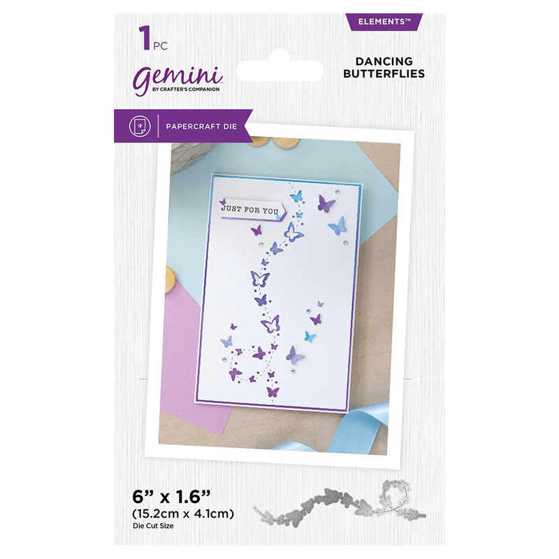 (image for) Gemini Cutting Die - Confetti Borders - Dancing Butterflies