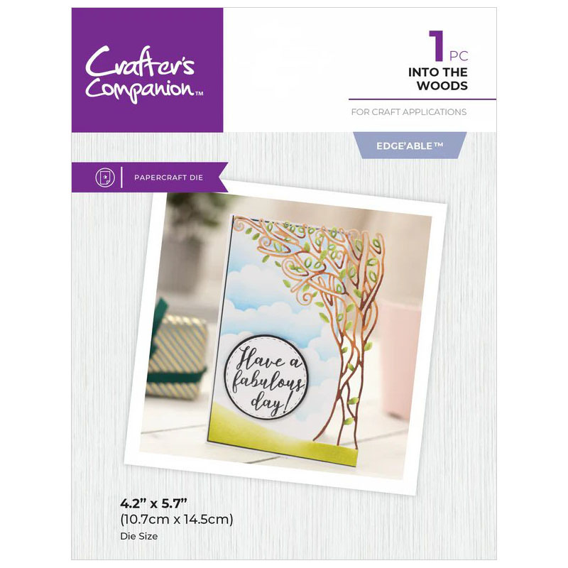 (image for) Crafters Companion Cutting Die, Corner Edge'ables - Into The Woods