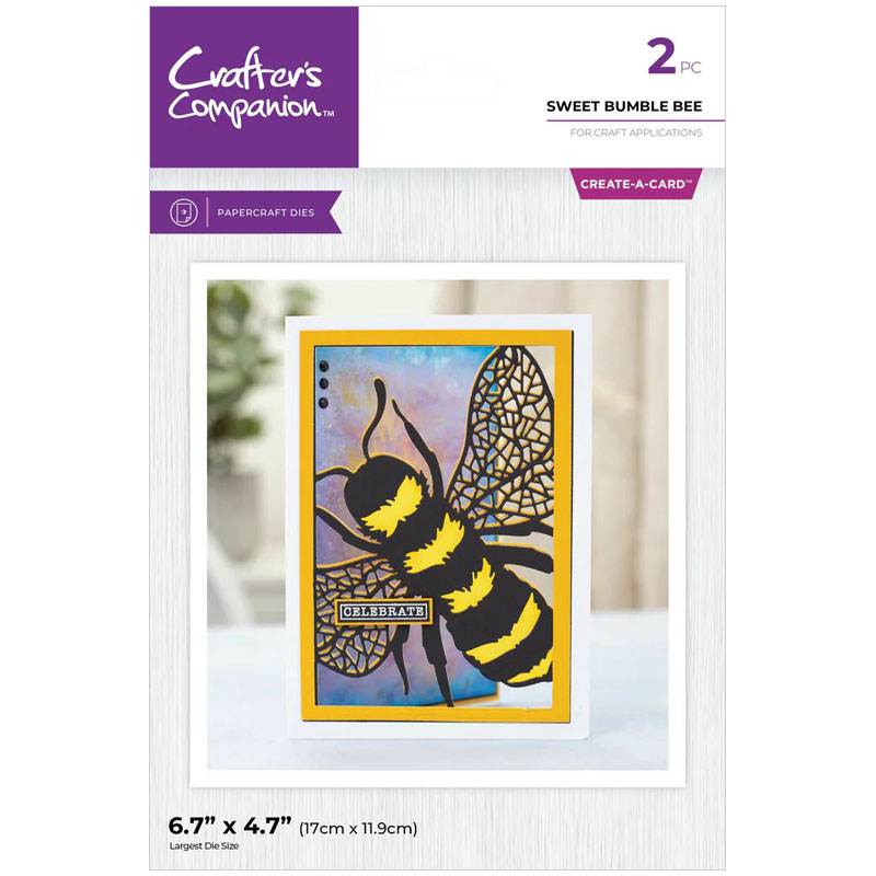 (image for) Crafters Companion Cutting Die, Taking Flight - Sweet Bumble Bee