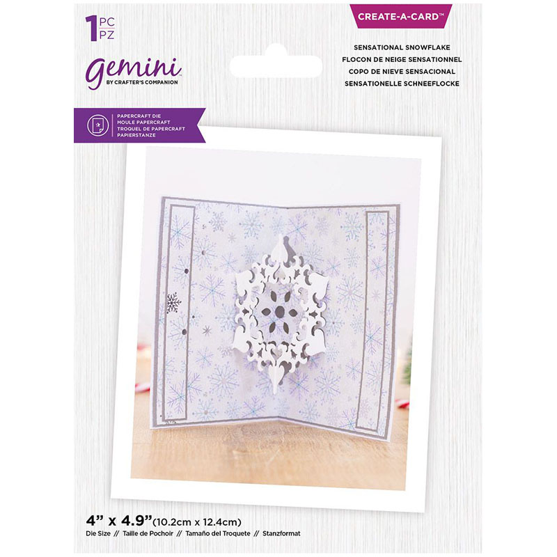 Gemini Cutting Die, Christmas Pop-Out - Sensational Snowflake (image for) Gemini Cutting Die, Christmas Pop-Out - Sensational Snowflake