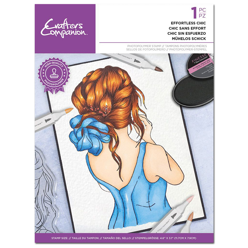 (image for) Crafters Companion Stamp, Natural Beauty - Effortless Chic