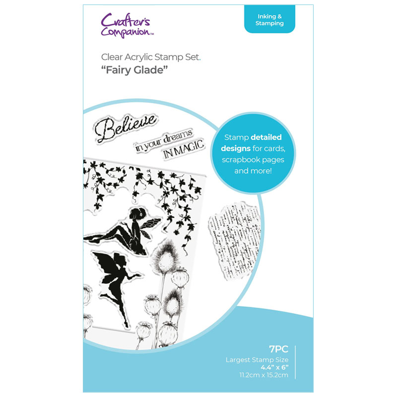 (image for) Crafters Companion Stamp Set, Duet - Fairy Glade