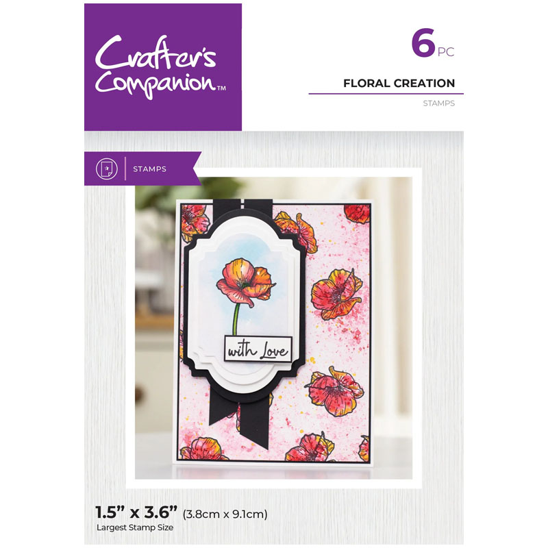 (image for) Crafters Companion Stamp Set, Colour Creation - Floral Creation
