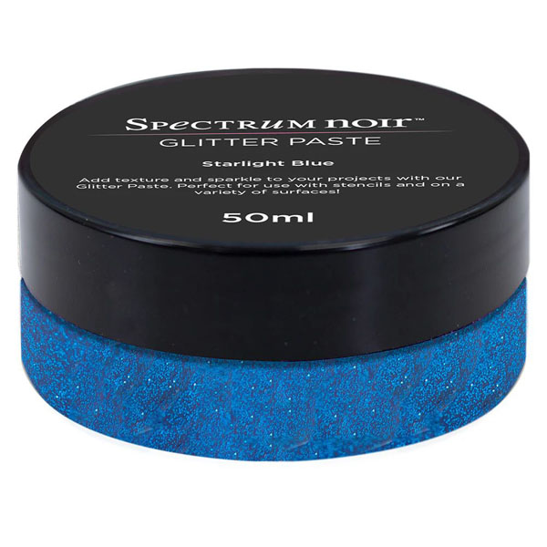 (image for) Spectrum Noir Glitter Paste (50ml) - Starlight Blue