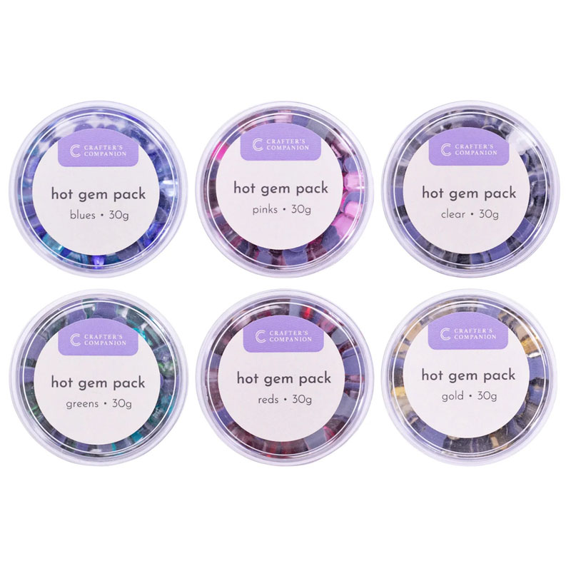 Crafters Companion Hot Gemstones - Bundle Pack (6PC) (image for) Crafters Companion Hot Gemstones - Bundle Pack (6PC)