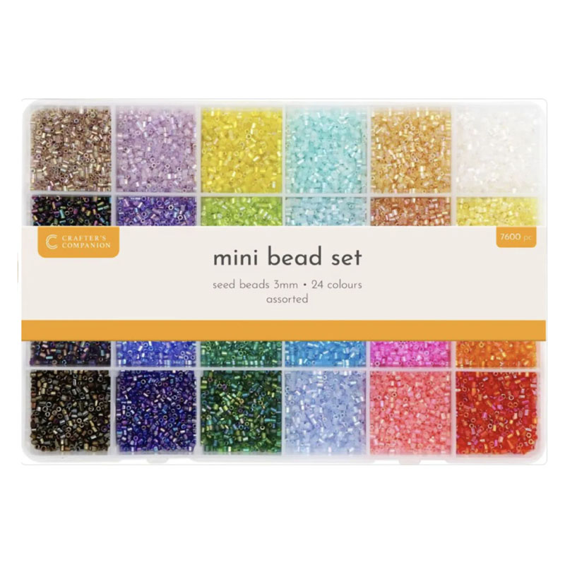 (image for) Crafter's Companion - Mini Bead Set, Assorted (approx 7,600 pieces)