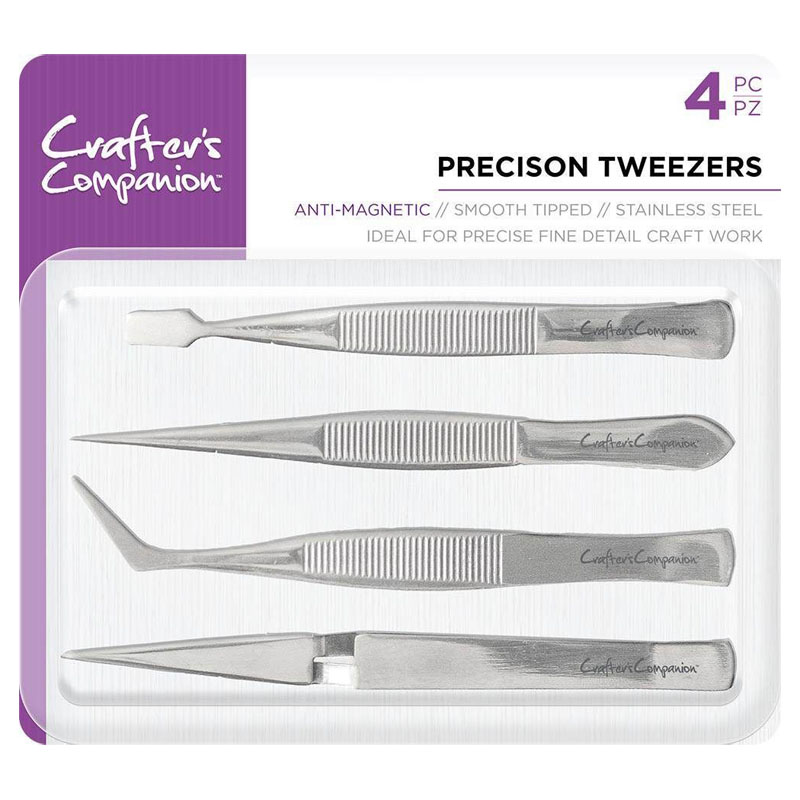 Crafters Companion - Precision Tweezers (4PC)