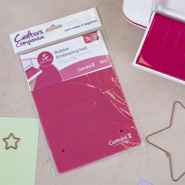 Gemini II Accessories - 9x6 Rubber Embossing Mat (image for) Gemini II Accessories - 9x6 Rubber Embossing Mat