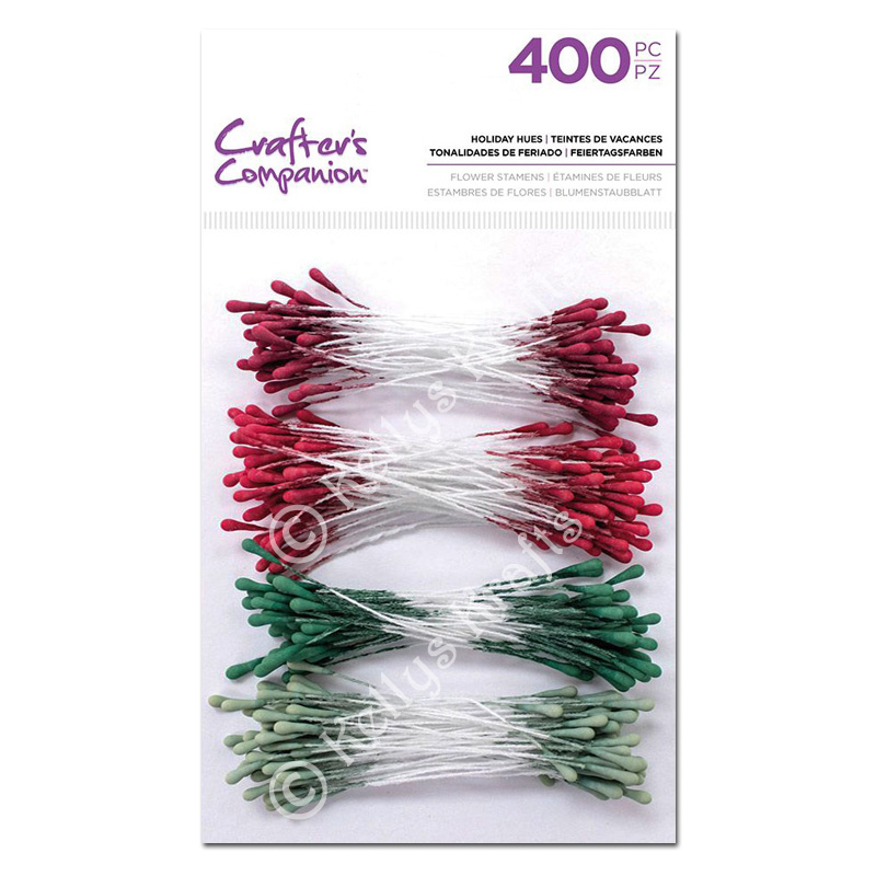 Flower Stamens, Crafters Companion - Holiday Hues (400 pieces)