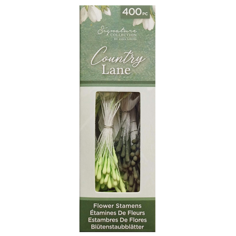 Flower Stamens, Country Lane - Greens (400 pieces)