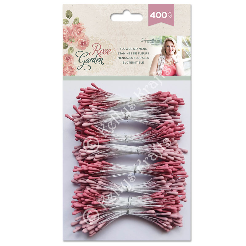 Flower Stamens, Rose Garden - Pinks (400 pieces)