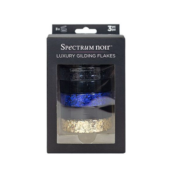 (image for) Spectrum Noir Luxury Gilding Flakes (Pack of 3) - Cosmic