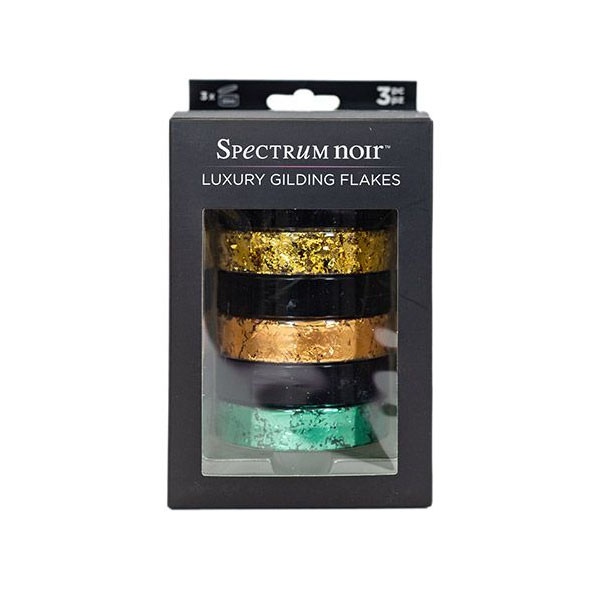 (image for) Spectrum Noir Luxury Gilding Flakes (Pack of 3) - Patina
