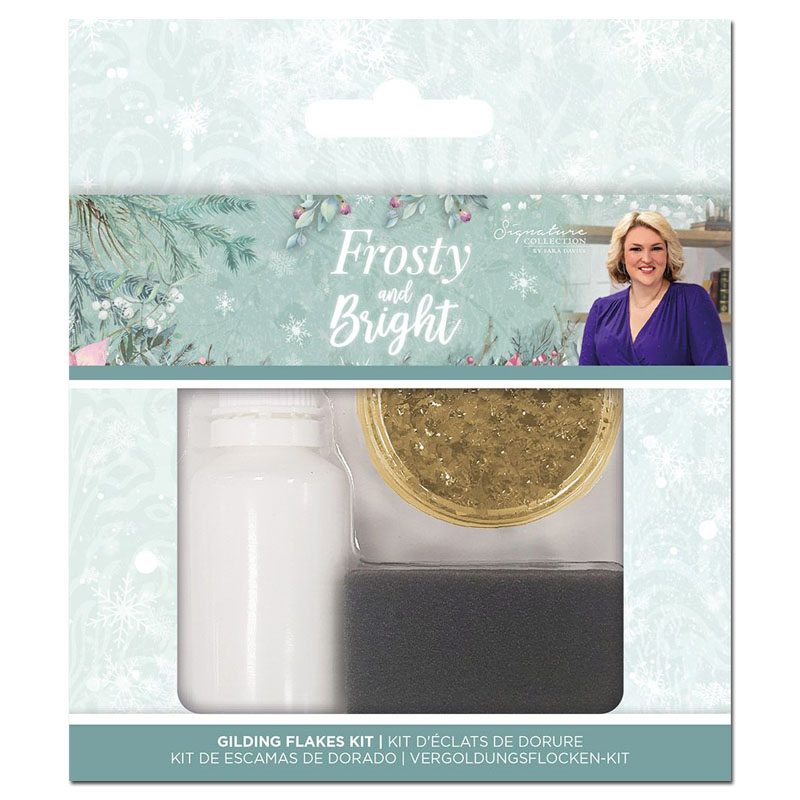 Crafters Companion Gilding Flakes Kit, Frosty & Bright