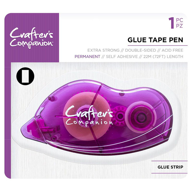 Crafters Companion Extra Strong Permanent Glue Tape Pen (22m)