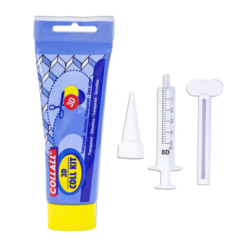 Collall 3D Glue Gel 80ml Coll Kit (with Tools)