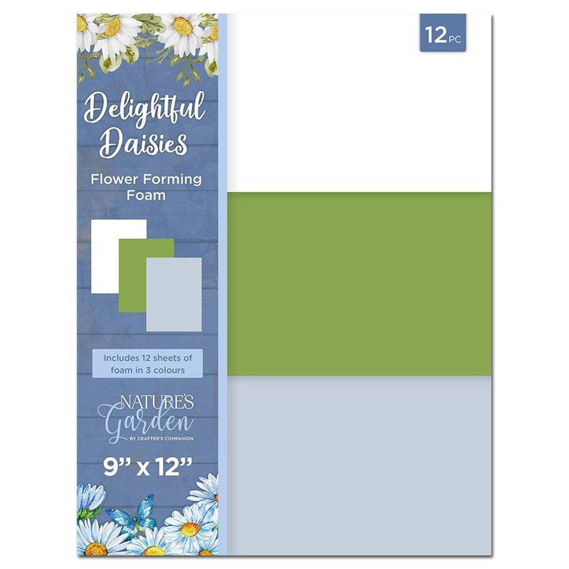 Flower Forming Foam, Delightful Daisies (12 sheets)