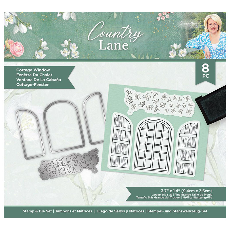 (image for) Sara Signature Cutting Die & Stamp Set, Country Lane - Cottage Window