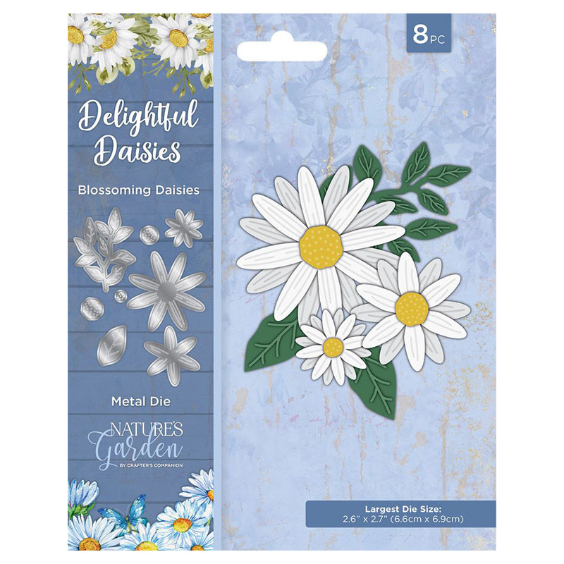 Nature\'s Garden Cutting Die, Delightful Daisies - Blossoming Daisies