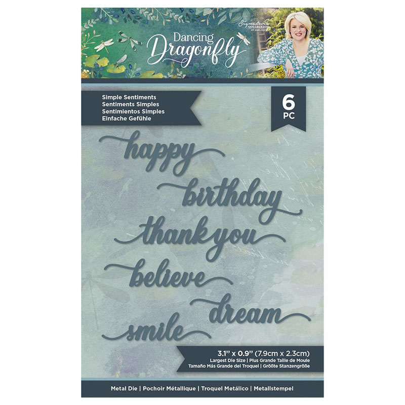 Sara Signature Cutting Die, Dancing Dragonfly - Simple Sentiments