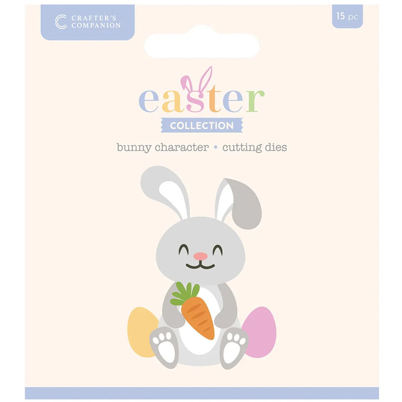 Crafters Companion Cutting Die, Easter - Bunny Character (image for) Crafters Companion Cutting Die, Easter - Bunny Character