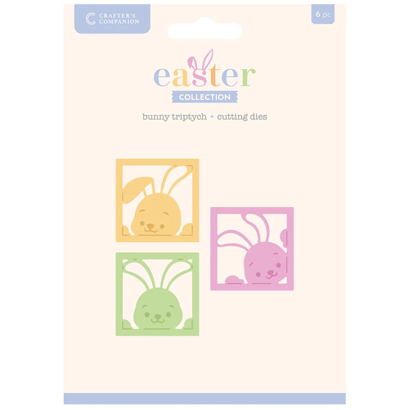 Crafters Companion Cutting Die, Easter - Bunny Triptych (image for) Crafters Companion Cutting Die, Easter - Bunny Triptych