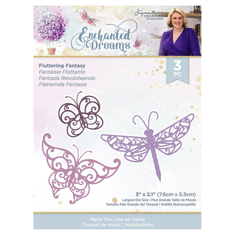 (image for) Sara Signature Cutting Die, Enchanted Dreams - Fluttering Fantasy