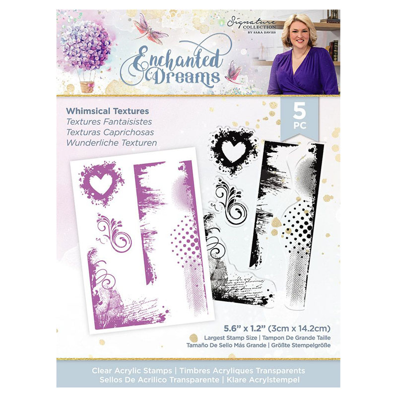 (image for) Sara Signature Stamp Set, Enchanted Dreams - Whimsical Textures