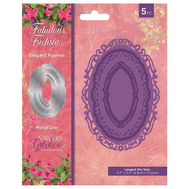 (image for) Nature's Garden Cutting Die, Fabulous Fuchsia - Elegant Frames