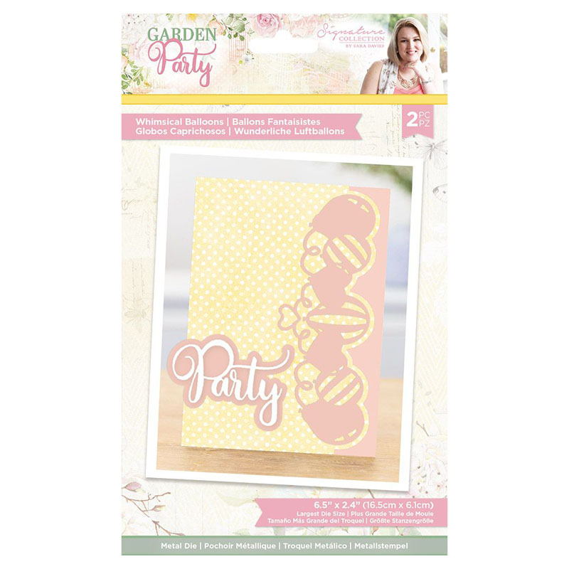 Sara Signature Cutting Die, Garden Party - Whimsical Balloons