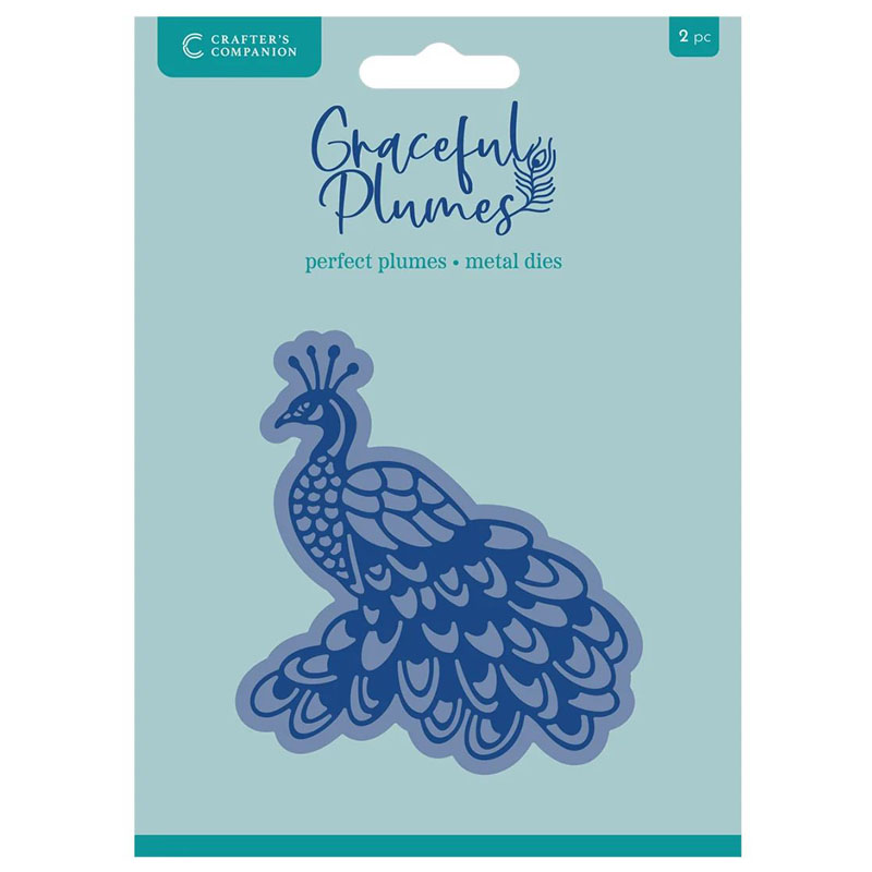 (image for) Crafters Companion Cutting Die, Graceful Plumes - Perfect Plumes