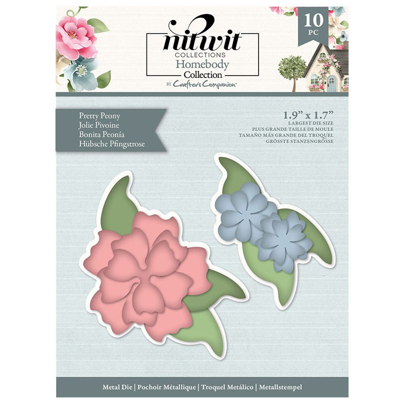 (image for) Nitwit Cutting Die, Homebody - Pretty Peony