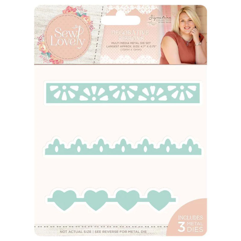 (image for) Sara Signature Multimedia Cutting Die, Sew Lovely - Decorative Ribbons