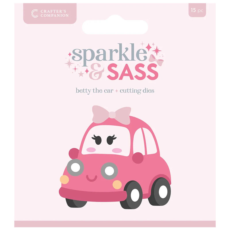(image for) Crafters Companion Cutting Die, Sparkle & Sass - Betty The Car