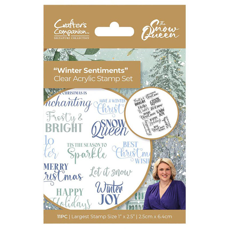 (image for) Sara Signature Stamp Set, The Snow Queen - Winter Sentiments