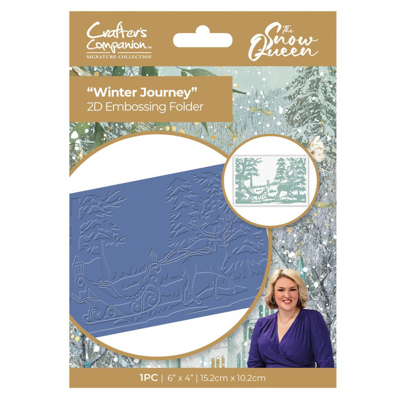(image for) Sara Signature Embossing Folder 6"x4", The Snow Queen - Winter Journey