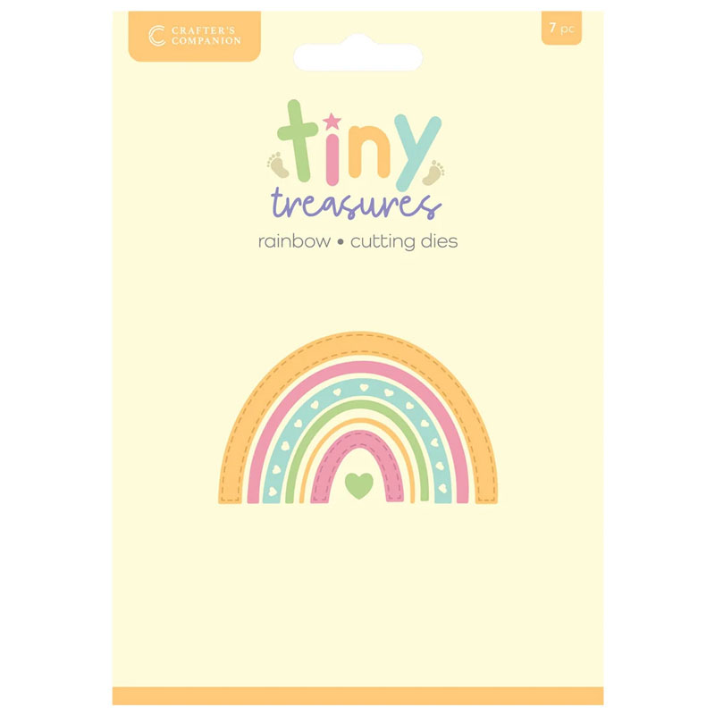 (image for) Crafters Companion Cutting Die, Tiny Treasures - Rainbow