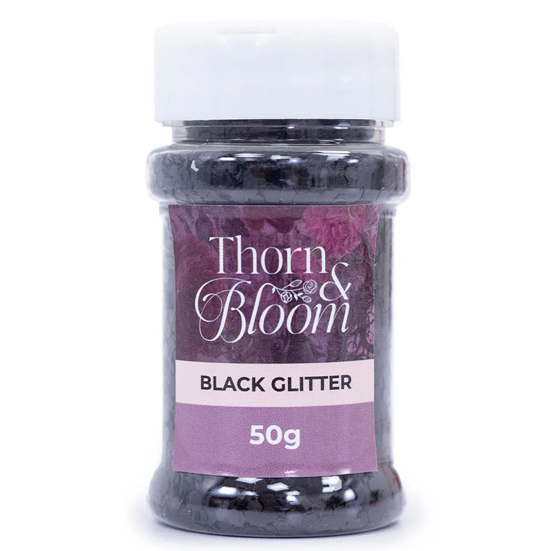 Sara Signature, Thorn & Bloom - Black Glitter (image for) Sara Signature, Thorn & Bloom - Black Glitter
