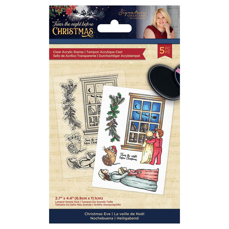 Sara Signature Stamp Set, Twas Night Before Xmas - Christmas Eve