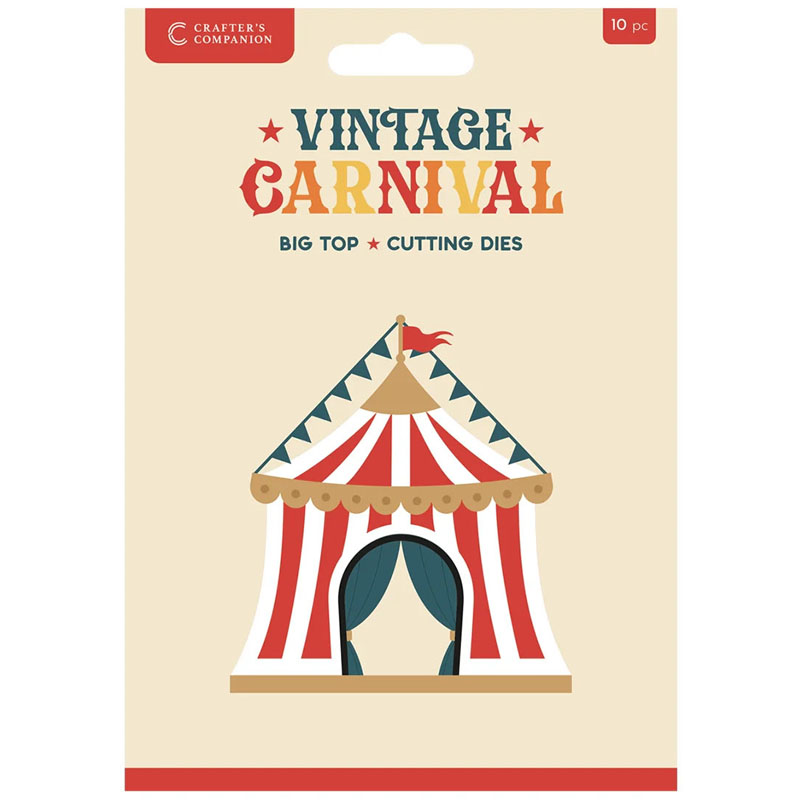 (image for) Crafters Companion Cutting Die, Vintage Carnival - Big Top