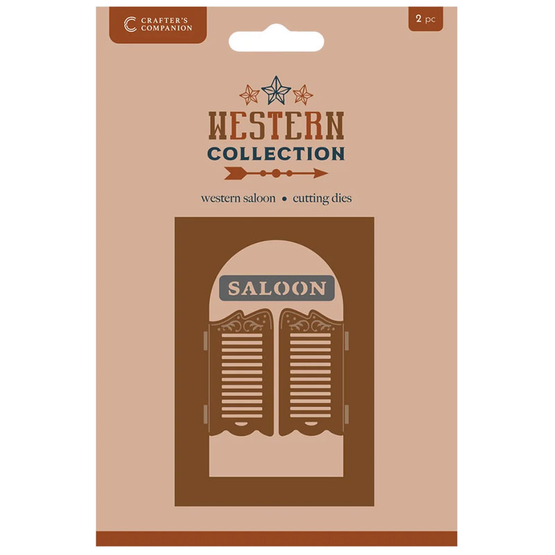 Crafters Companion Cutting Die, Western - Western Saloon (image for) Crafters Companion Cutting Die, Western - Western Saloon