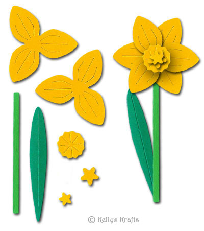 Daffodil Flower Sculpting Crafting Kit, Yellow