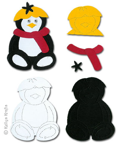 Penguin Sitting Crafting/Scrapbooking Kit (Makes 2)