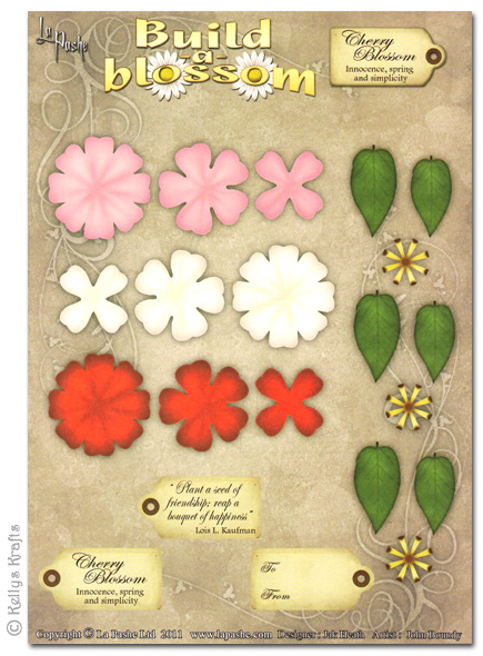 Decoupage A4 Sheet - Build A Blossom, Cherry Blossom