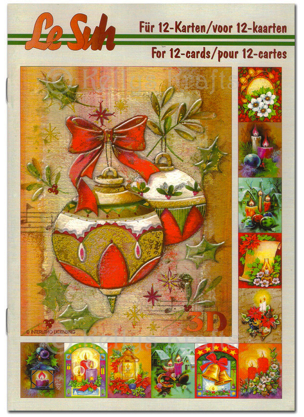 A5 Decoupage Booklet, 12 Pages - Christmas Theme (345606)
