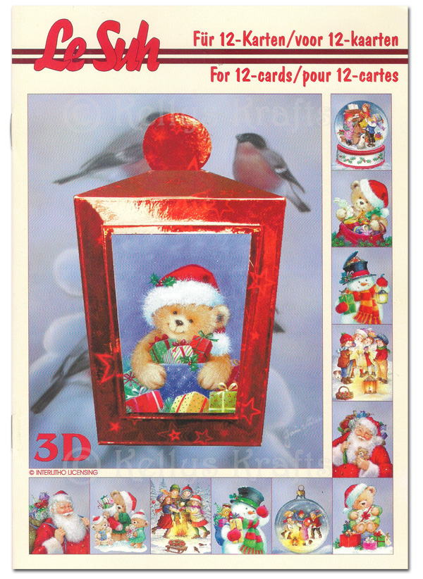 A5 Decoupage Booklet, 12 Pages - Christmas Theme (345618)