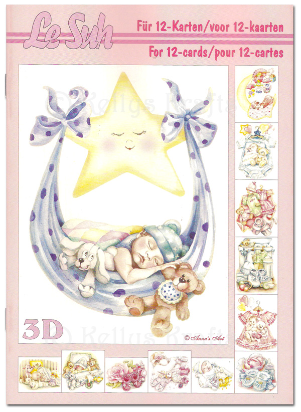 A5 Decoupage Booklet, 12 Pages - Baby (345668)