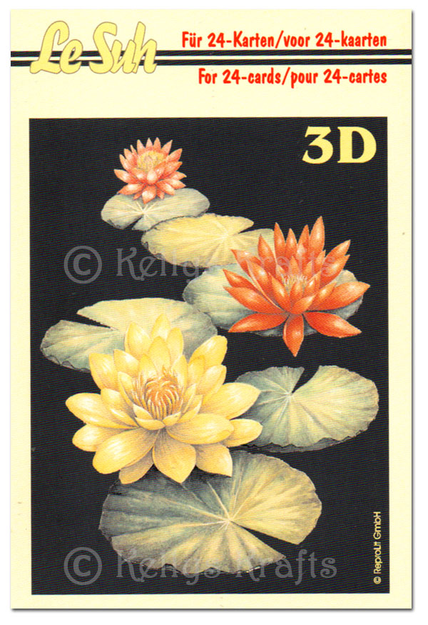 Decoupage Mini Book, 24 Pages - Flowers (333004)